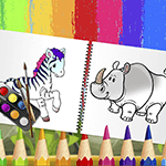 Funny Animals Coloring Book